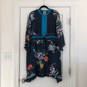 NWT Johnny Was Silk Dress Size XXL